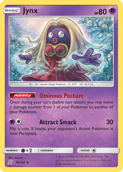 Jynx z edície Unified Minds, karta č.76
