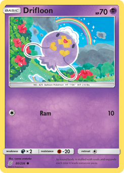 Drifloon z edície Unified Minds, karta č.80