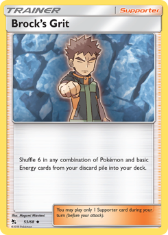 Brock's Grit z edície Hidden Fates, karta č.53