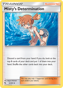 Misty's Determination z edície Hidden Fates, karta č.62