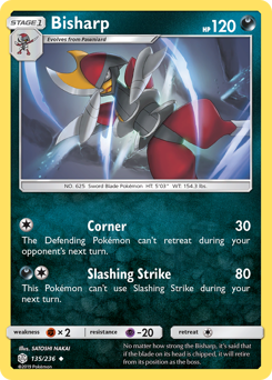 Bisharp z edície Cosmic Eclipse, karta č.135
