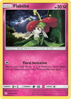 Flabébé z edície Cosmic Eclipse, karta č.149