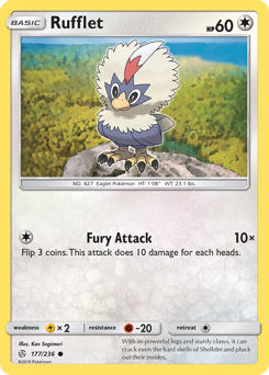 Rufflet z edície Cosmic Eclipse, karta č.177
