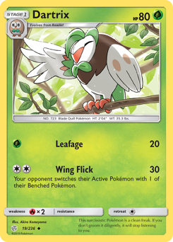 Dartrix z edície Cosmic Eclipse, karta č.19