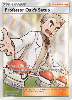 Professor Oak's Setup z edície Cosmic Eclipse, karta č.233