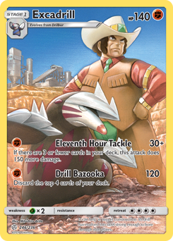 Excadrill z edície Cosmic Eclipse, karta č.246