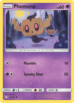 Phantump z edície Cosmic Eclipse, karta č.93