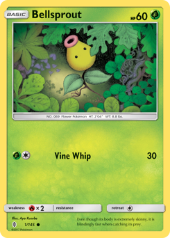 Bellsprout z edície Guardians Rising, karta č.1
