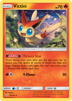 Victini z edície Guardians Rising, karta č.10