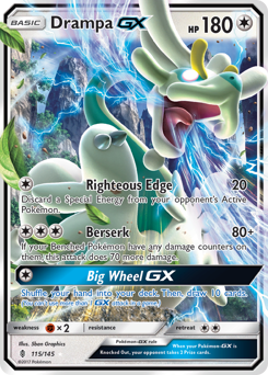 Drampa-GX z edície Guardians Rising, karta č.115