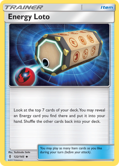Energy Loto z edície Guardians Rising, karta č.122