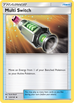 Multi Switch z edície Guardians Rising, karta č.129