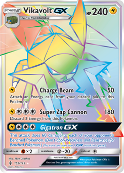 Vikavolt-GX z edície Guardians Rising, karta č.152