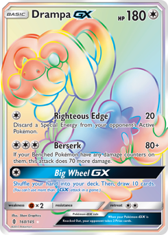 Drampa-GX z edície Guardians Rising, karta č.160