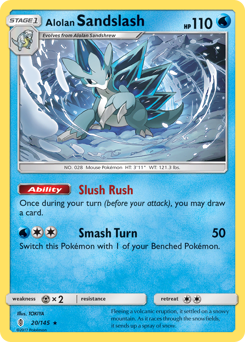 Alolan Sandslash z edície Guardians Rising, karta č.20