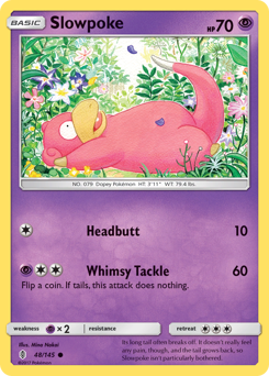 Slowpoke z edície Guardians Rising, karta č.48