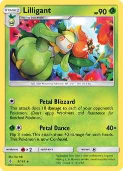 Lilligant z edície Guardians Rising, karta č.5