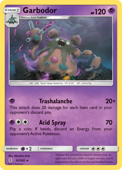 Garbodor z edície Guardians Rising, karta č.51