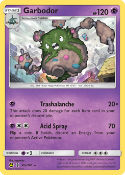 Garbodor z edície Guardians Rising, karta č.51a
