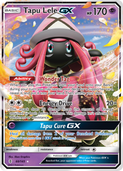 Tapu Lele-GX z edície Guardians Rising, karta č.60