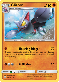 Gliscor z edície Guardians Rising, karta č.68