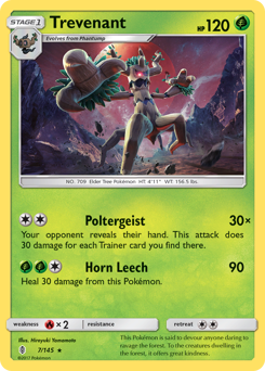 Trevenant z edície Guardians Rising, karta č.7