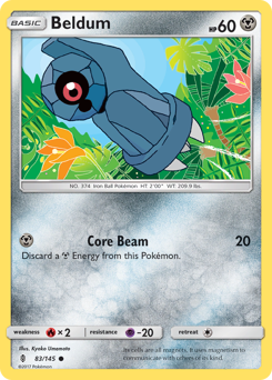 Beldum z edície Guardians Rising, karta č.83