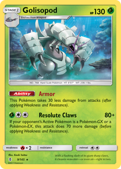 Golisopod z edície Guardians Rising, karta č.9