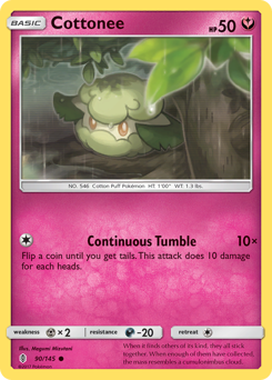 Cottonee z edície Guardians Rising, karta č.90