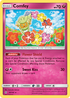 Comfey z edície Guardians Rising, karta č.93