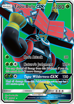 Tapu Bulu-GX z edície Burning Shadows, karta č.130