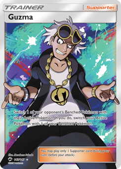 Guzma z edície Burning Shadows, karta č.143