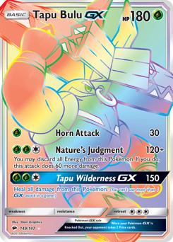 Tapu Bulu-GX z edície Burning Shadows, karta č.149
