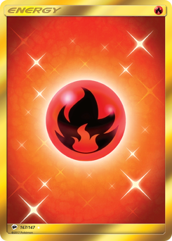 Fire Energy z edície Burning Shadows, karta č.167