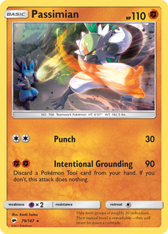 Passimian z edície Burning Shadows, karta č.79
