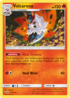 Volcarona z edície Shining Legends, karta č.13