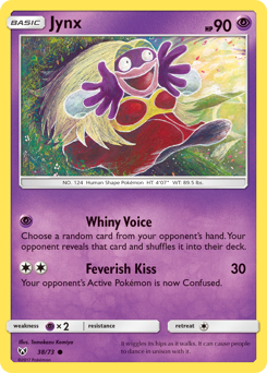 Jynx z edície Shining Legends, karta č.38