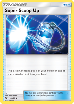 Super Scoop Up z edície Shining Legends, karta č.66