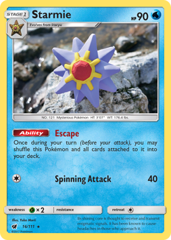 Starmie z edície Crimson Invasion, karta č.16