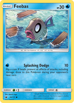 Feebas z edície Crimson Invasion, karta č.26