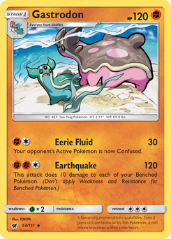 Gastrodon z edície Crimson Invasion, karta č.54