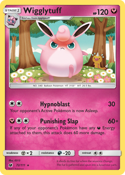 Wigglytuff z edície Crimson Invasion, karta č.72