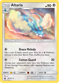 Altaria z edície Crimson Invasion, karta č.80