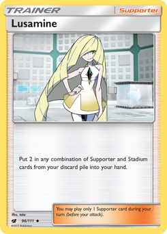 Lusamine z edície Crimson Invasion, karta č.96