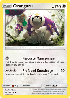 Oranguru z edície Ultra Prism, karta č.114