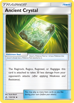 Ancient Crystal z edície Ultra Prism, karta č.118