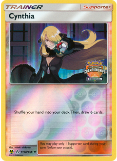 Cynthia z edície Ultra Prism, karta č.119a