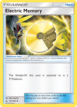 Electric Memory z edície Ultra Prism, karta č.121