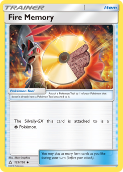 Fire Memory z edície Ultra Prism, karta č.123