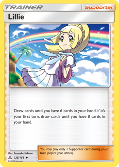 Lillie z edície Ultra Prism, karta č.125
